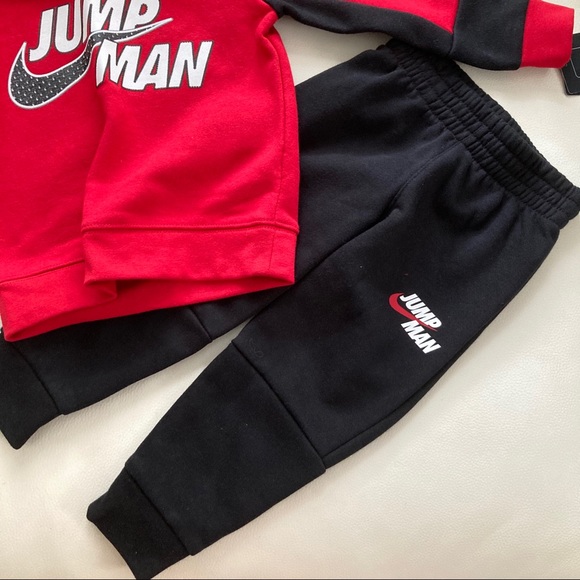 Nike jump man warm hoodie pants set 4008 - Picture 3 of 4